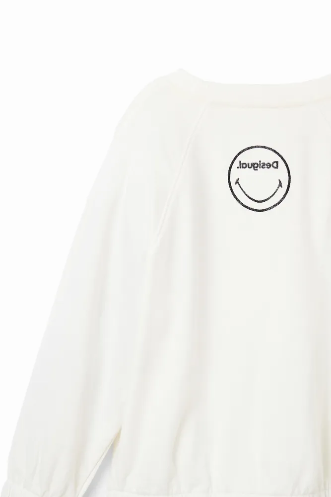 Sudadera Smiley® flores