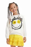 Sudadera Smiley® flores