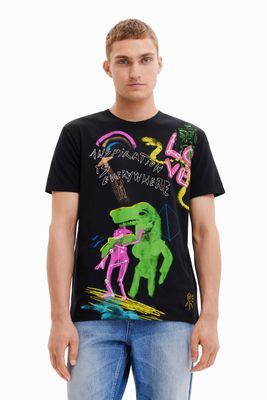 T-shirt à manches courtes dino