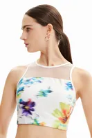 Haut de sport fleurs