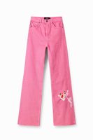 Jean wide leg Pink Panther