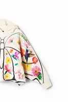 Sudadera oversize mariposa