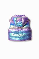 Gilet matelassé iridescent