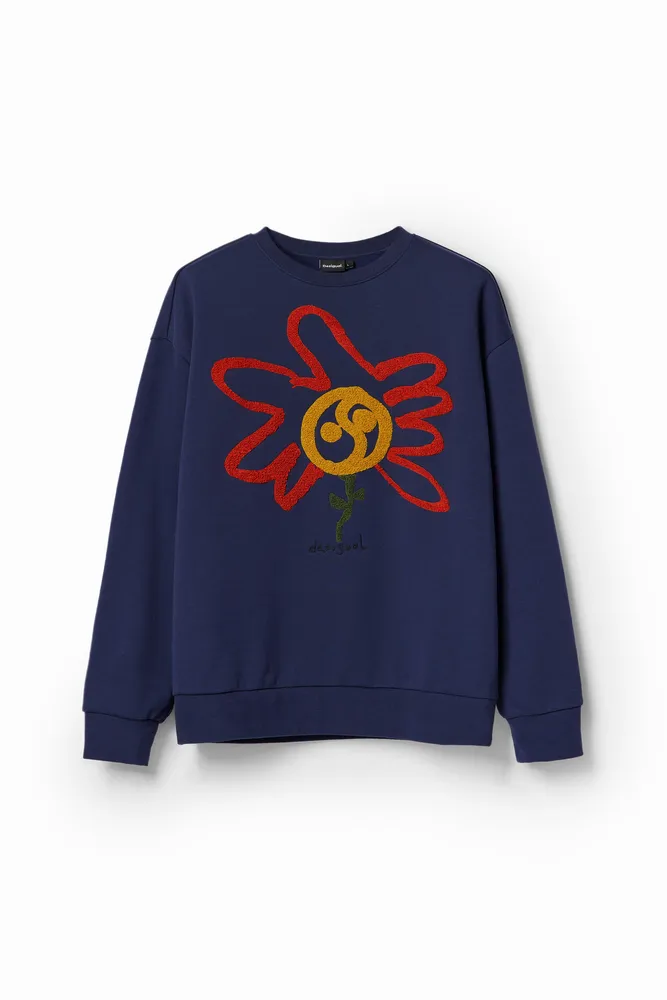 Sudadera flor luna