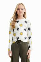 T-shirt Smiley® cœurs
