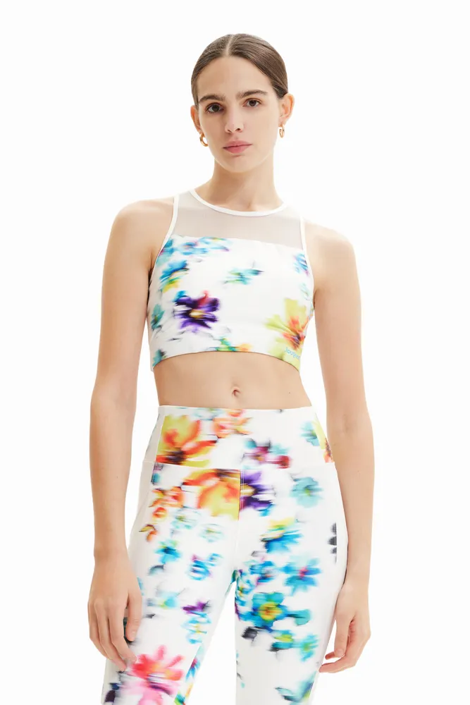 Haut de sport fleurs