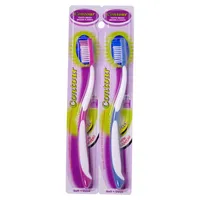 Toothbrushes 2PK (Assorted Colours) - Case of 36