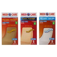 Soft Fabric Adhesive Bandages 5PK (Assorted Fabric) - Case of 24