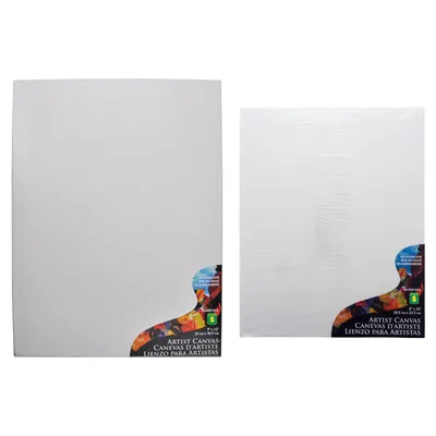 Flat Artist Canvas (Assorted Sizes and Quantities) - Case of 36