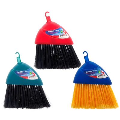 Angled Broom Head (Assorted Colours) - Case of 24
