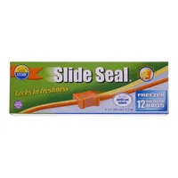 Medium Size Slide Seal Freezer Bags 12PK - Case of 48