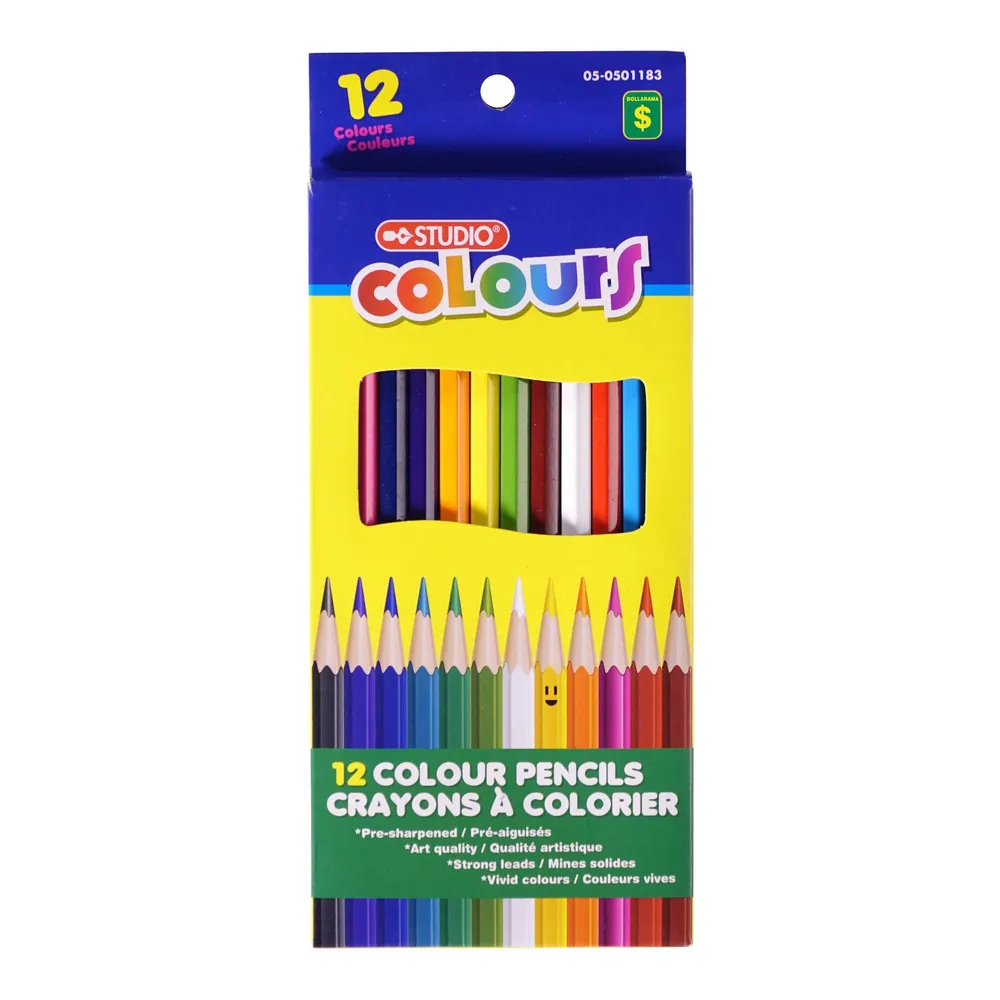 Colour Pencil Set 12PK - Case of 24