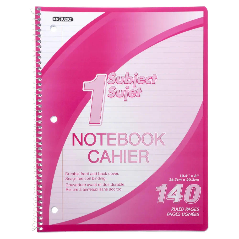Spiral Notebook (Assorted Colours) - Case of 36
