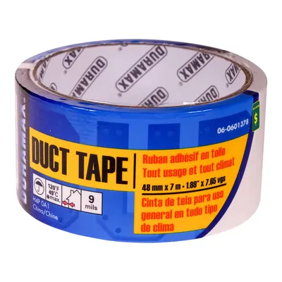Duct Tape - White General Purpose Cloth Tape - Case of 24