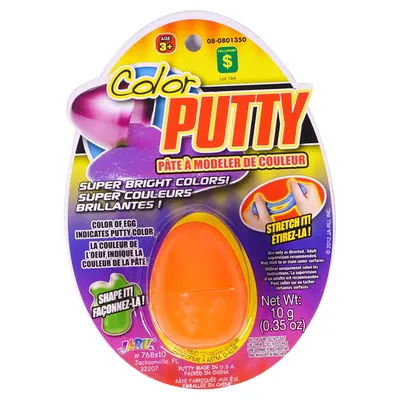 Coloured Putty (Assorted Colours) - Case of 36