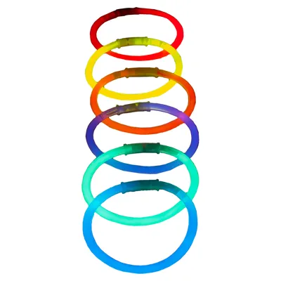 Glow Bracelets 6PK (Assorted Colours) - Case of 48