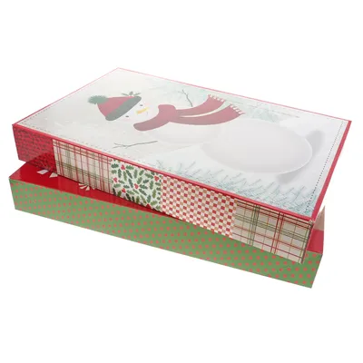 Christmas 2pc Foldable Gift Boxes - Case of 48