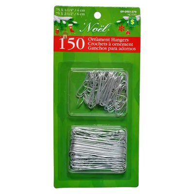 Pack of 150 Wire Hooks - Case of 24