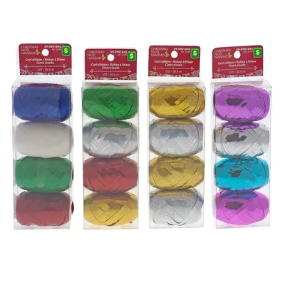Box of 4 Curly Ribbons - Case of 36