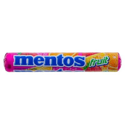 The Chewy Mint Mentos, Fruit Flavor - Case of 144
