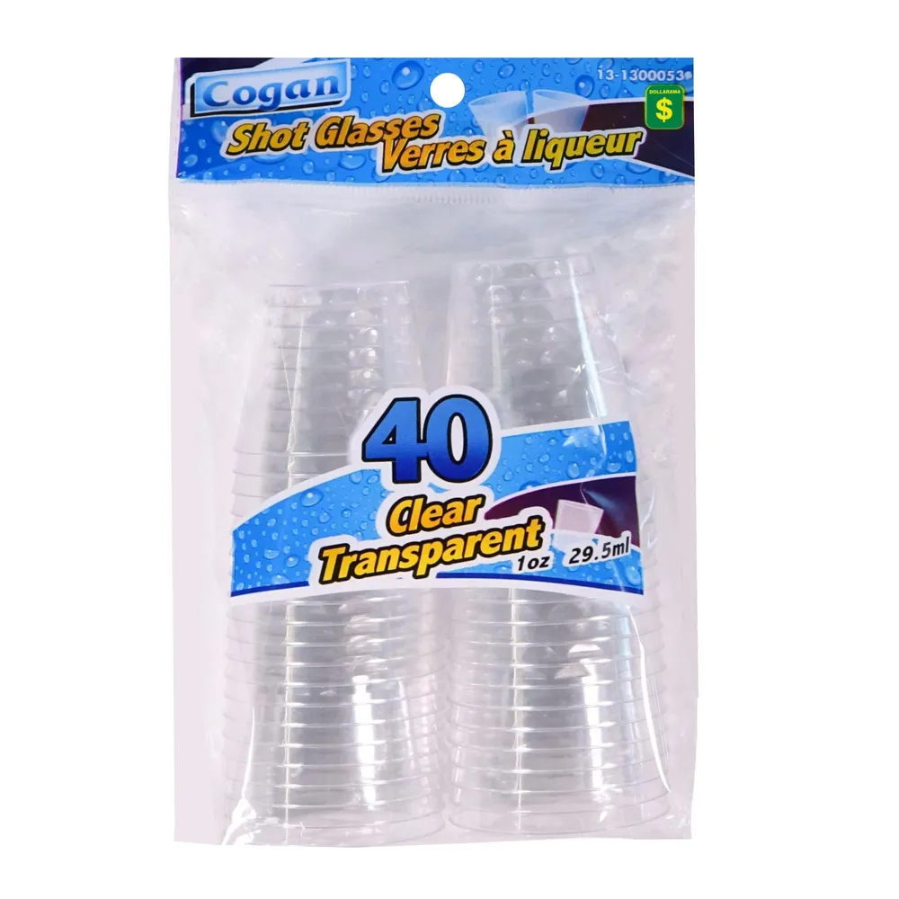 Dollarama Shot Glasses 40PK - Case of 36 | Bramalea City Centre