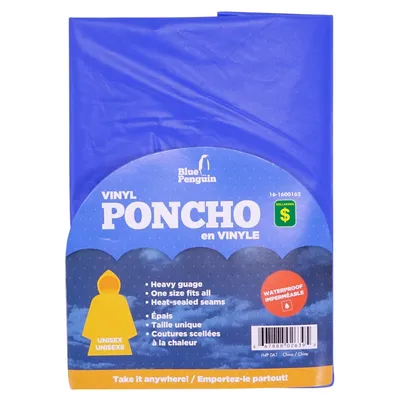Vinyl Poncho (Assorted Colours) - Case of 24
