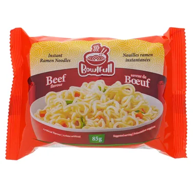 Instant Beef Flavour Noodle Soup - Case of 48