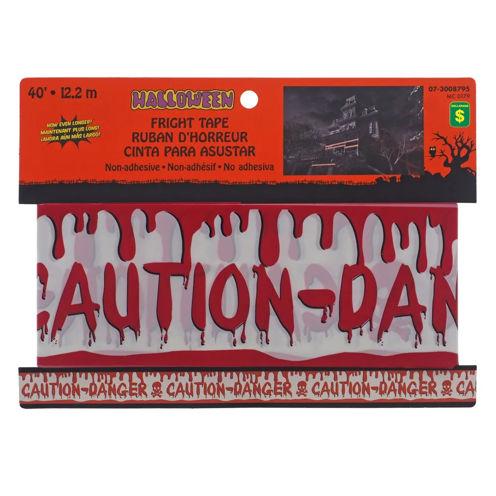 Halloween "Danger-Caution" vinyl tape - Case of 16