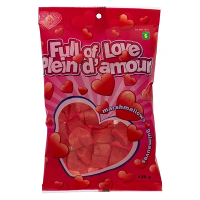 Marshmallow Hearts Candy - Case of 36