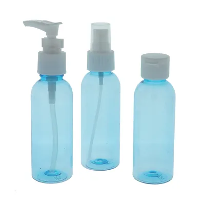 3 Travel Bottles (Assorted Colours) - Case of 24