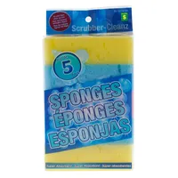 5Pk Rainbow Sponges - Case of 24