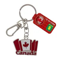 Canada Souvenir Enamel Keychain - Case of 24