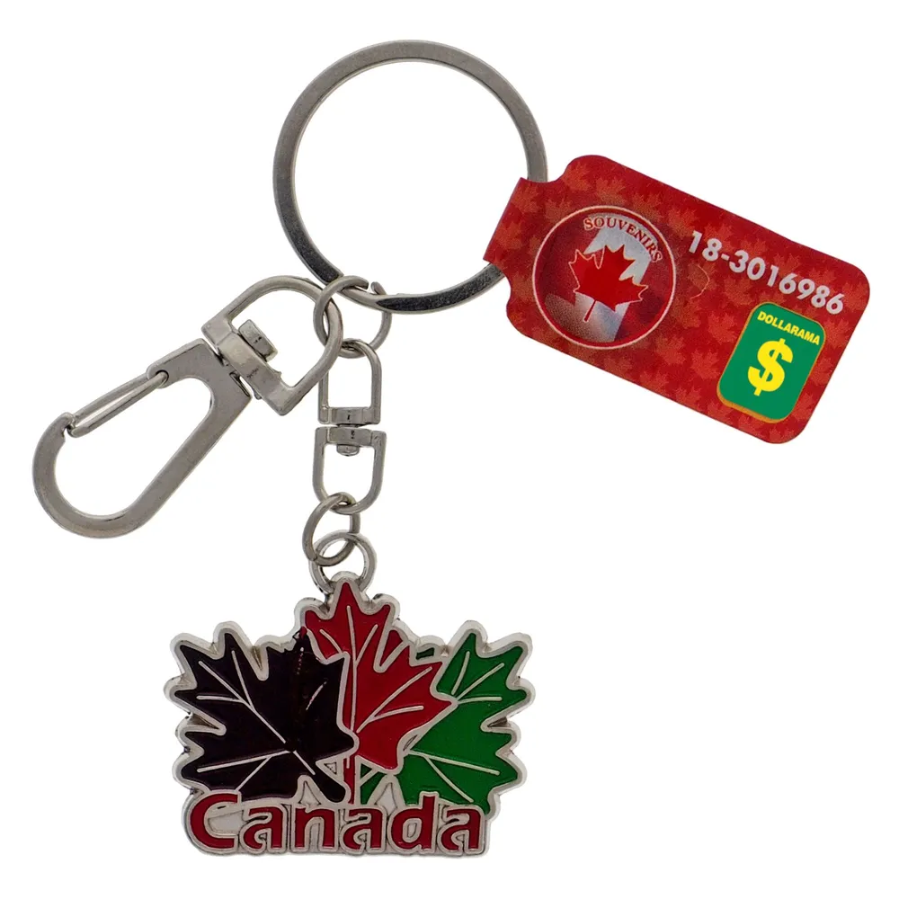 Canada Souvenir Enamel Keychain - Case of 24