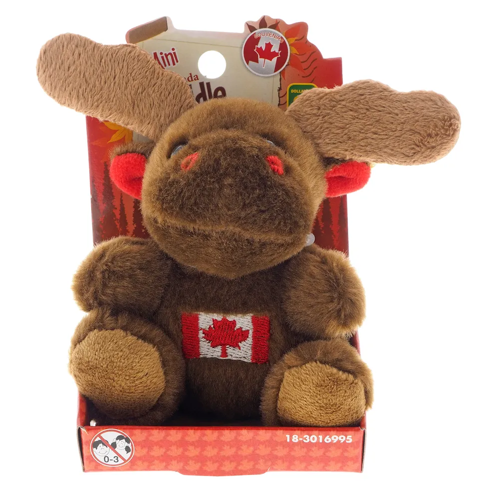 Mini Canada Plush Animals - Case of 24