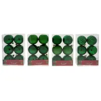 6Pk Blue and Green Tree balls - Case of 24