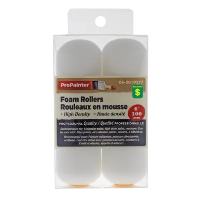 2Pk Small Foam Paint Rollers - Case of 24
