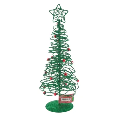 Christmas glittered tree tabletop - Case of 24