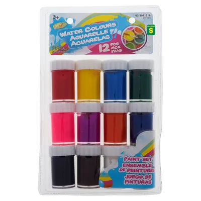 Paint Set 12PK (Assorted Colours) - Case of 12