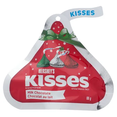 Christmas - Hershey Kisses Chocolates Pouch - Case of 30