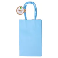 Solid Colour Kraft Paper Bags 3PK (Assorted Colours) - Case of 36