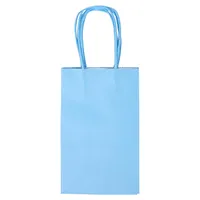 Solid Colour Kraft Paper Bags 3PK (Assorted Colours) - Case of 36