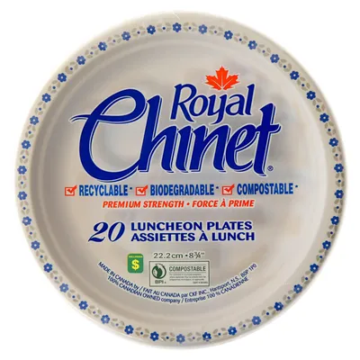 Disposable Luncheon Plates 20PK - Case of 24