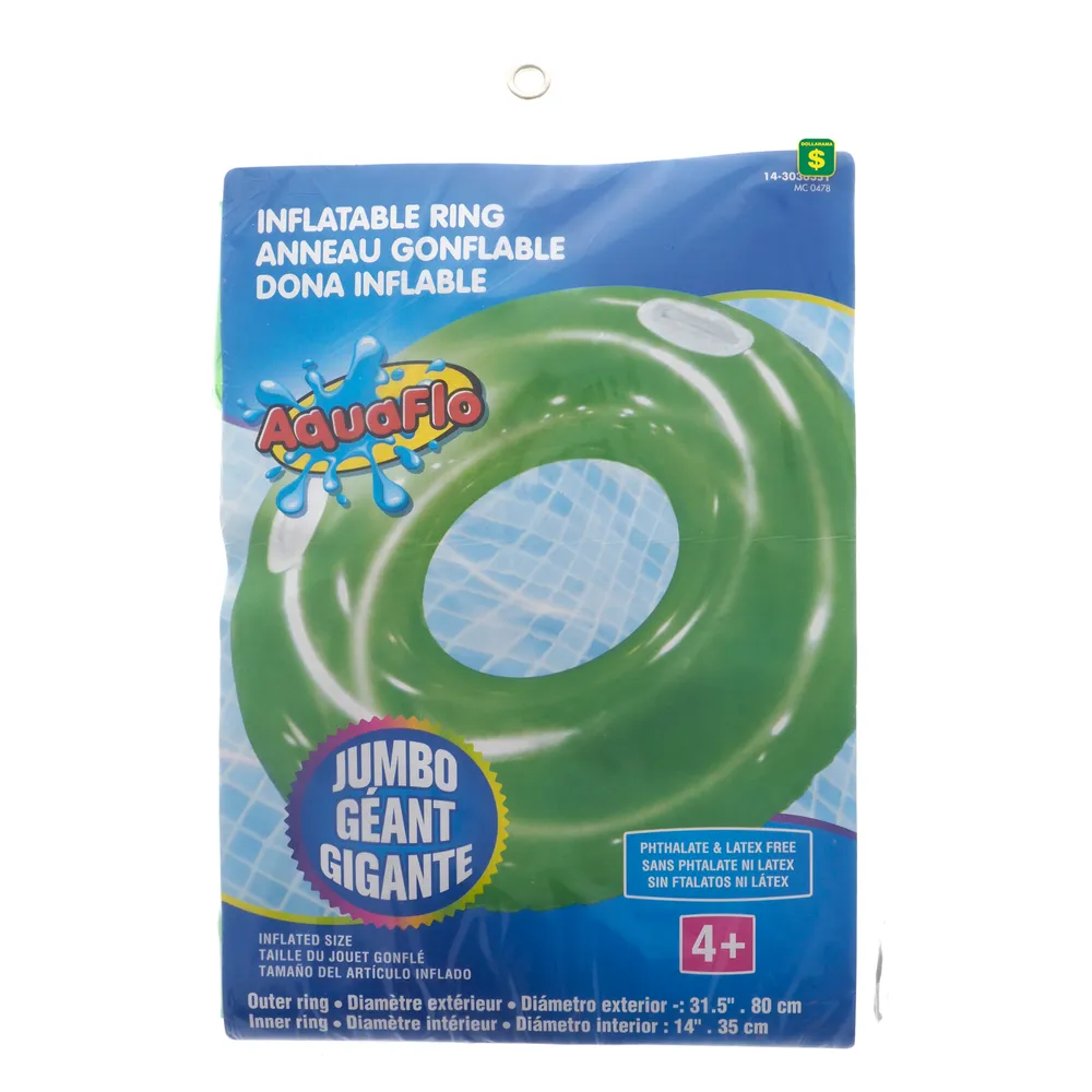 Large Inflatable Swim Ring w/handles - Case of 18