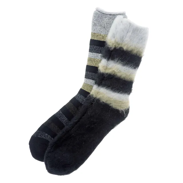 Dollarama 2PK Ladies Thermal Blend Crew Socks - Case of 36