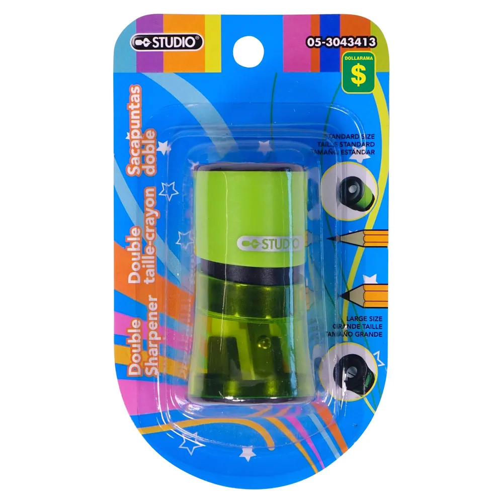 Double Sharpener (Assorted Colours) - Case of 24