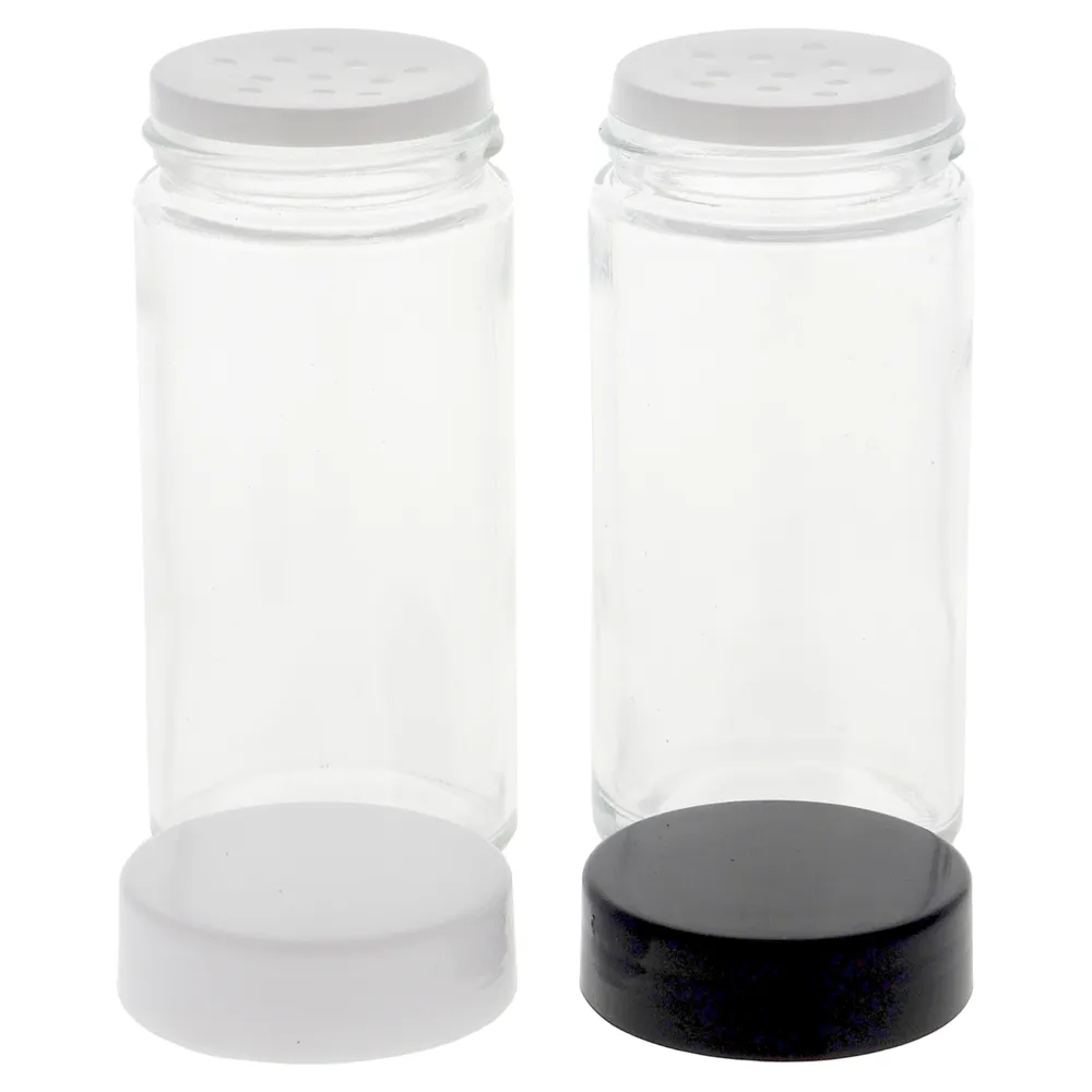 Glass Spice Jar 3PK (Assorted Colours) - Case of 24