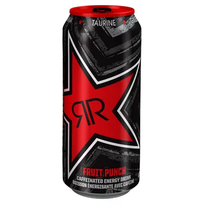 Rockstar Fruit Punch Energy Drink - Case of 12