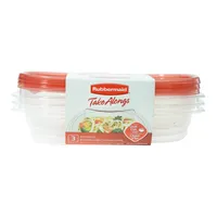 Food Containers 3PK - Case of 8