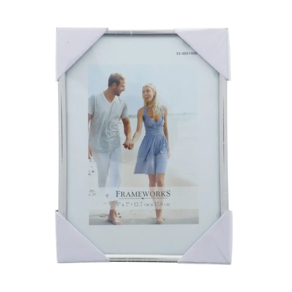 5'' x 7'' Metallic Photo Frame (Assorted Styles) - Case of 16