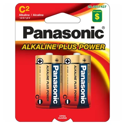 2x C Alkaline Batteries - Case of 48